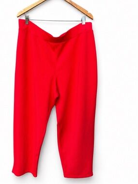 Spanx Pants Red Plus Size 3X air essentials? Trouser Pullon work casual office